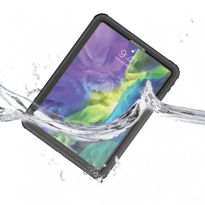 Armor-X Mxs Series Case For iPad Pro 11 (2020) iP68 Waterproof Case With Handstrap & Kickstand & X-Mount - Black - Tashqila Armor-X Mxs Series Case For iPad Pro 11 (2020) iP68 Waterproof Case With Handstrap & Kickstand & X-Mount - Black - Tashqila